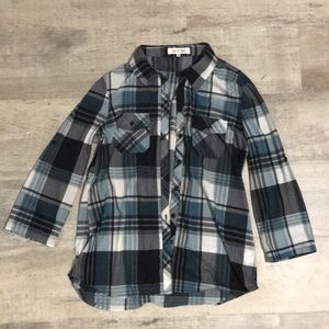 Blue and Black Flannel